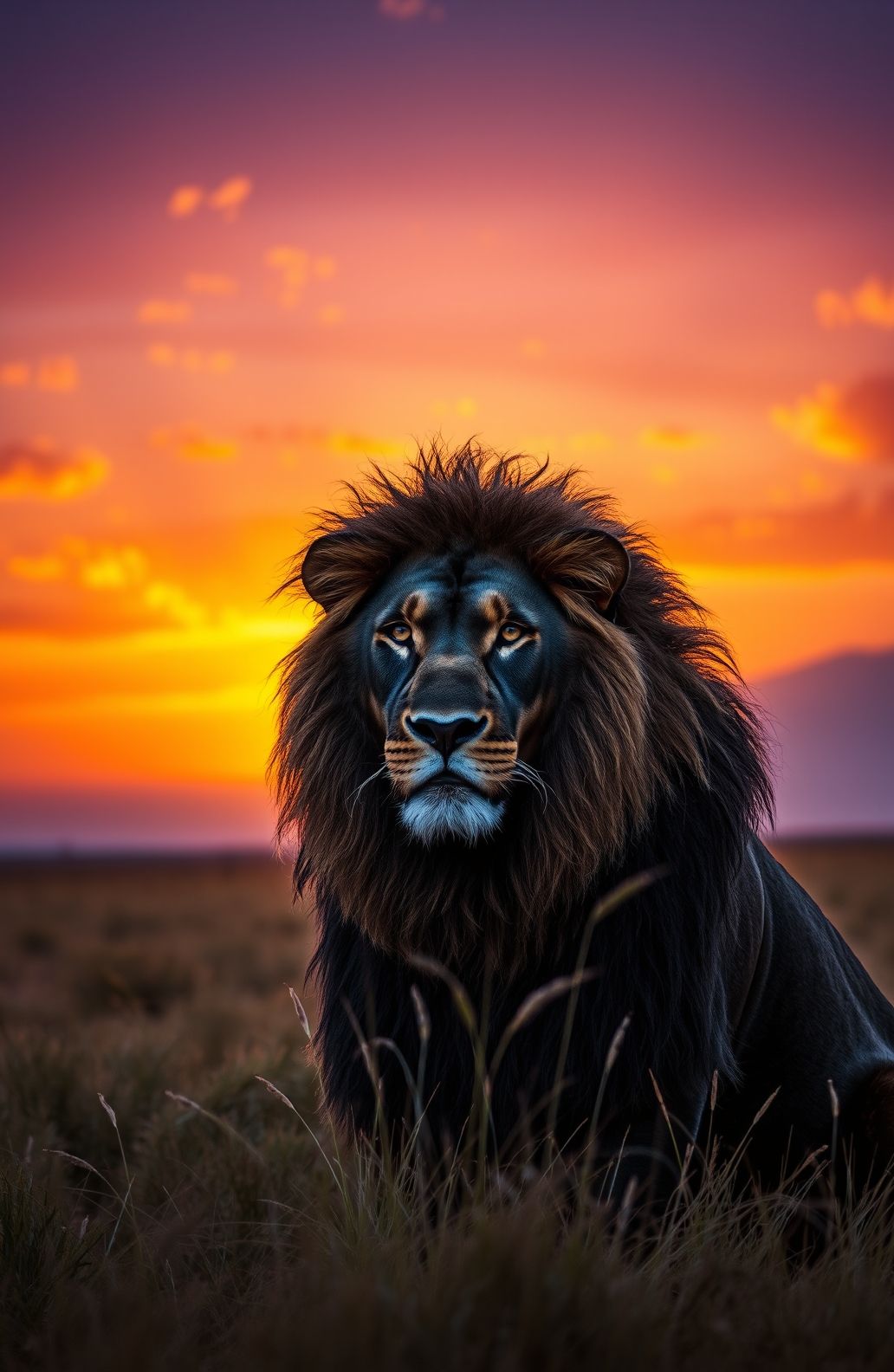 Black Lion HD Wallpaper