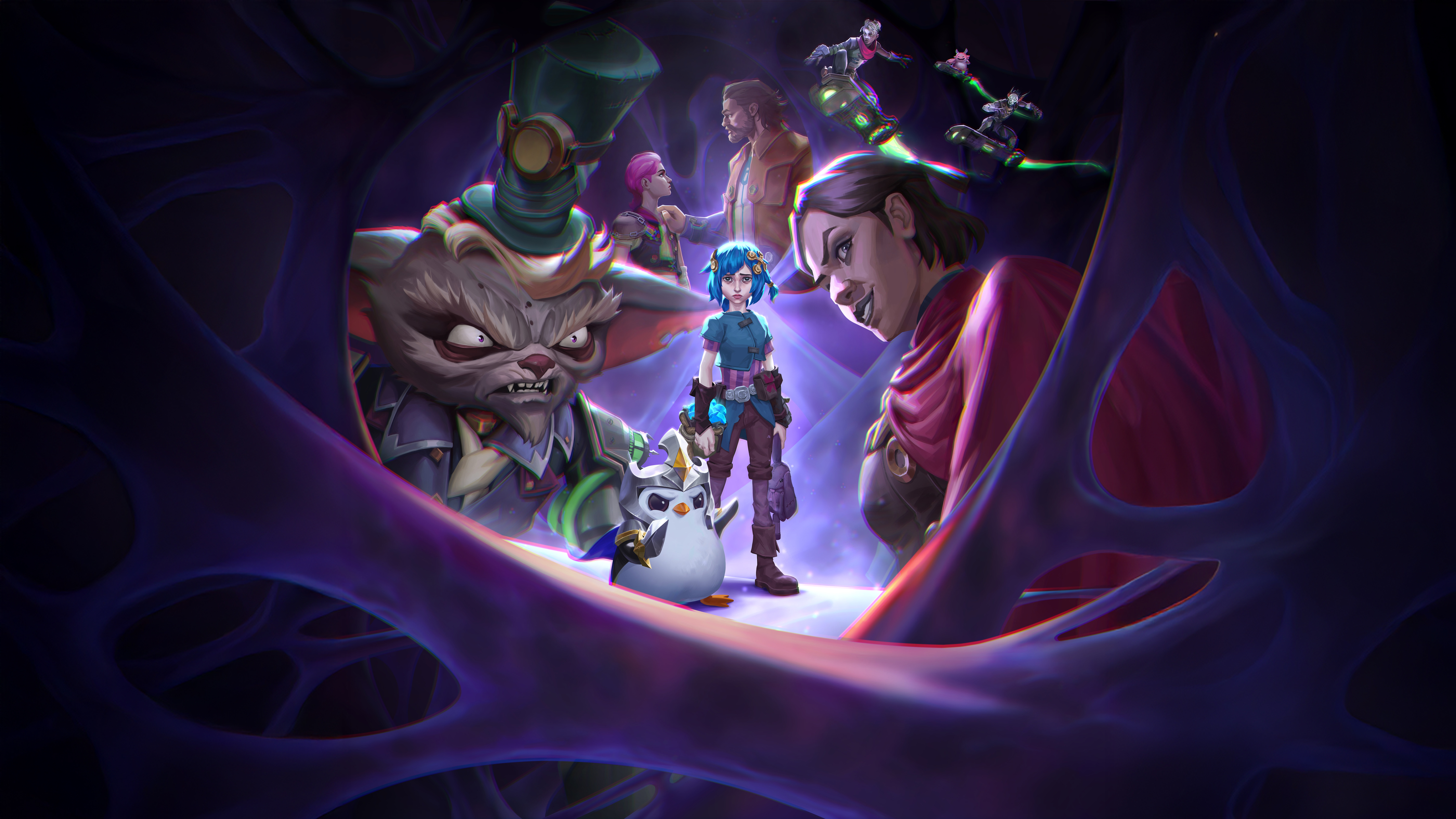 Teamfight Tactics Into The Arcane Wallpaper HD Games 4k
