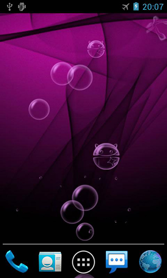 Live Wallpaper For Android Game Bubble