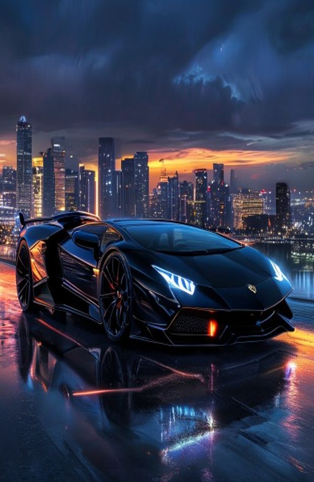 Black Lamborghini Wallpaper
