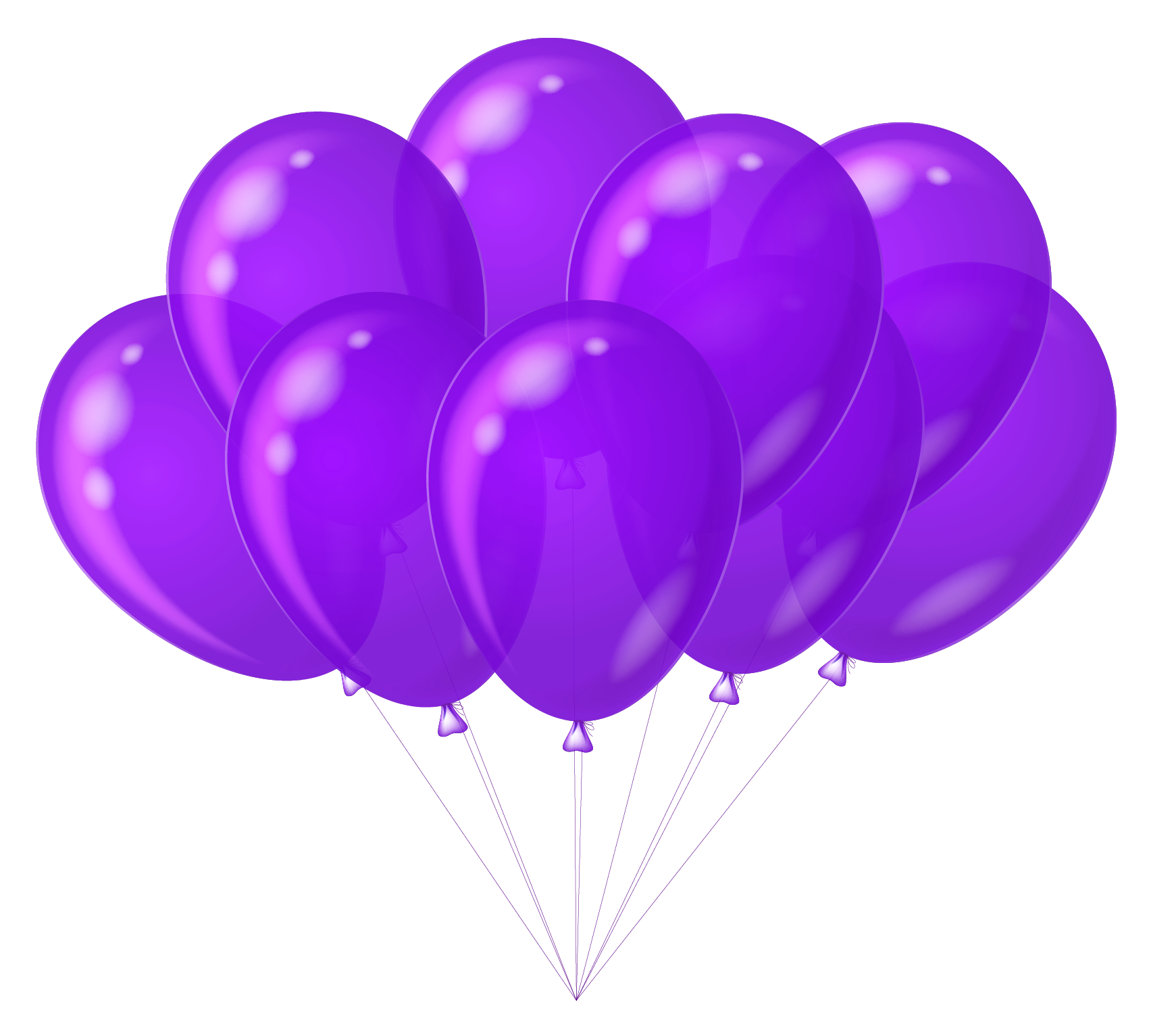 Transparent Purple Balloons Clipart Gallery Yopriceville High