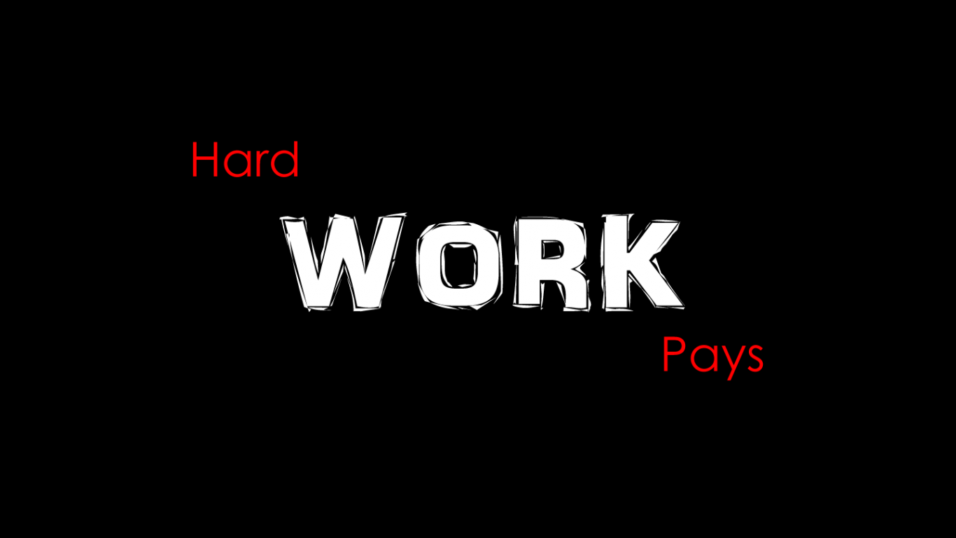 Hard Work Pays Motivation Wallpaper For