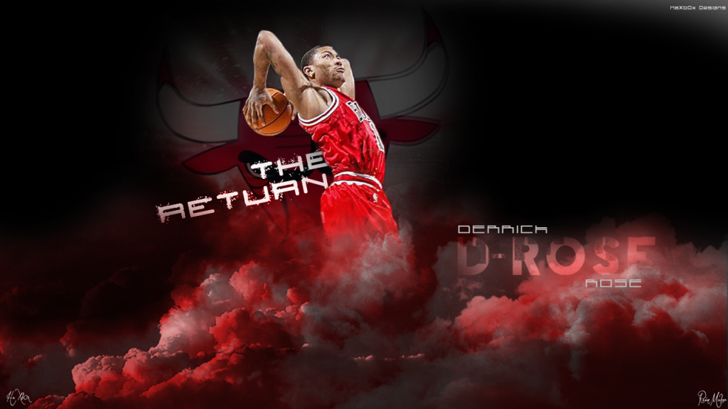 Download Derrick Rose Wallpapers pictures in high definition or 1024x576