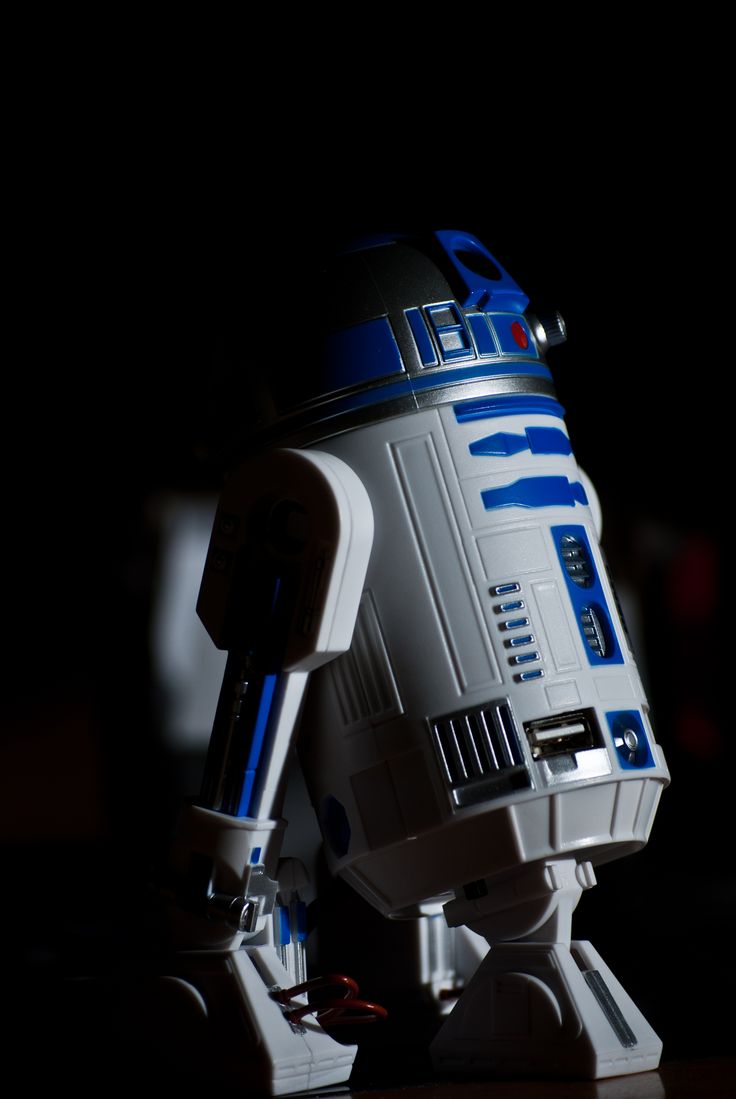 R2 D2 With Black Background