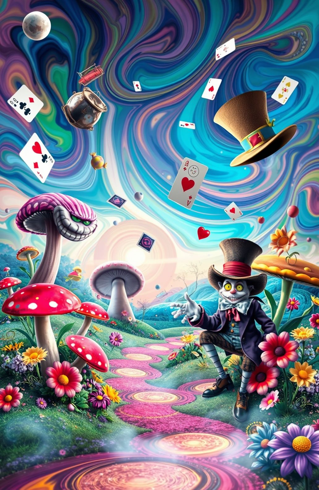 🔥 [50+] Trippy Alice in Wonderland Wallpapers | WallpaperSafari