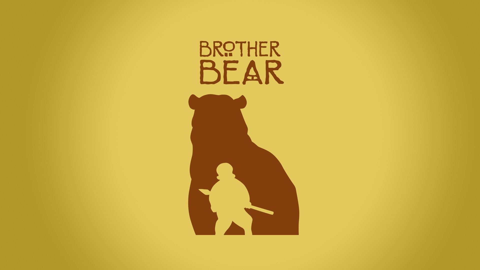 Brother Bear Movie Logo Wallpaper