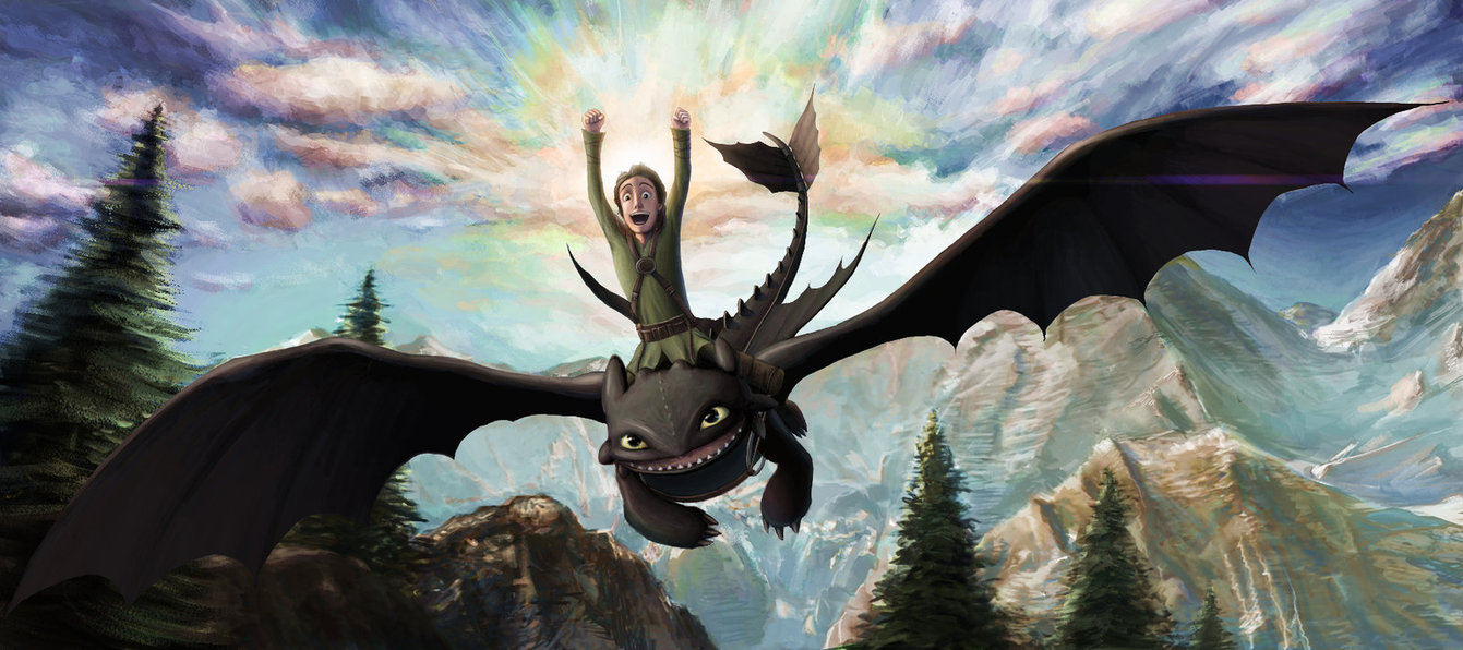 Hiccup And Toothless By Hawkeyewong