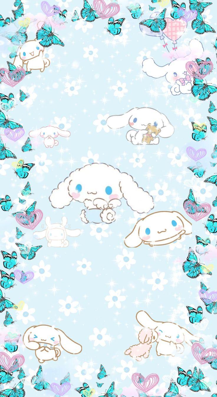 Wallpaper ID 621789  Sweet sanrio anime hd Clouds kitty 480P  hello cinnamoroll art free download