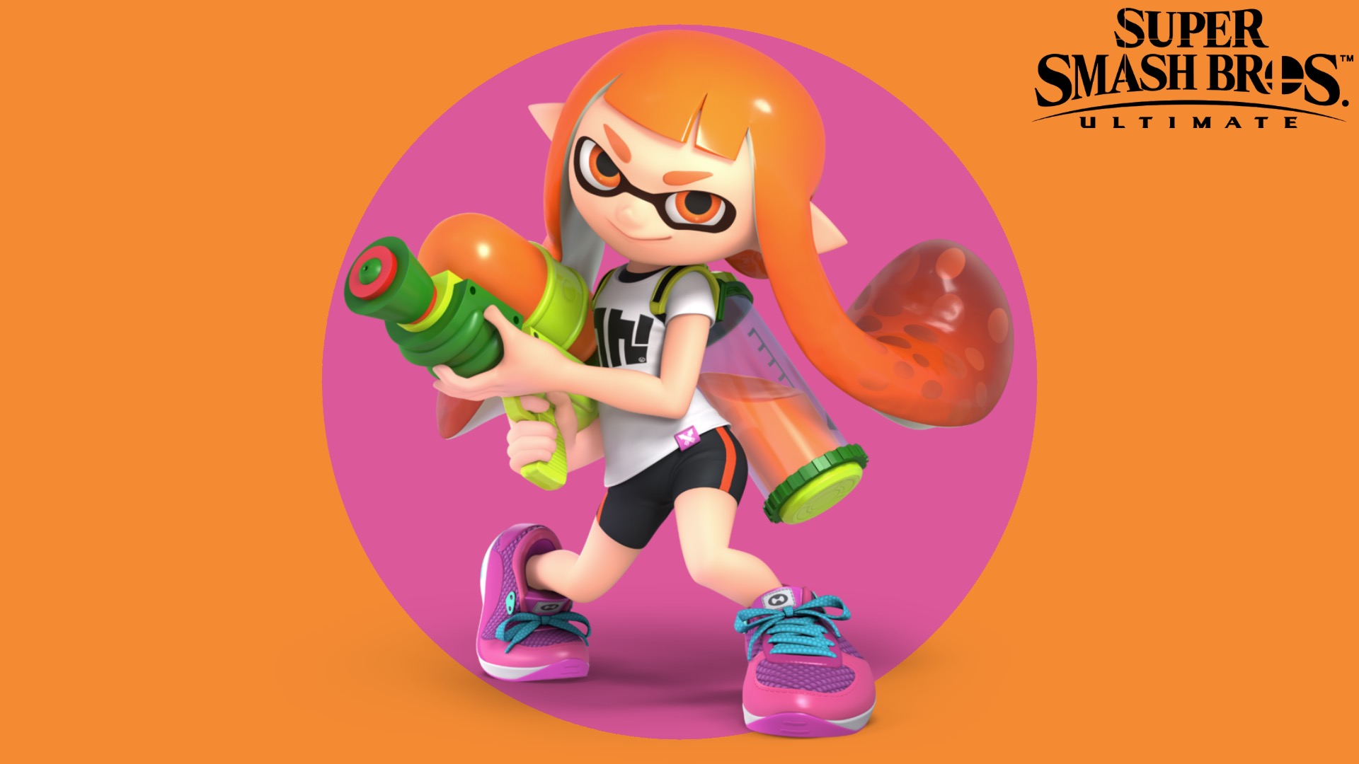 Splatoon Inkling Video Game Super Smash Bros Wallpaper