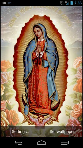 Mexican Virgin Mary Wallpaper Live App