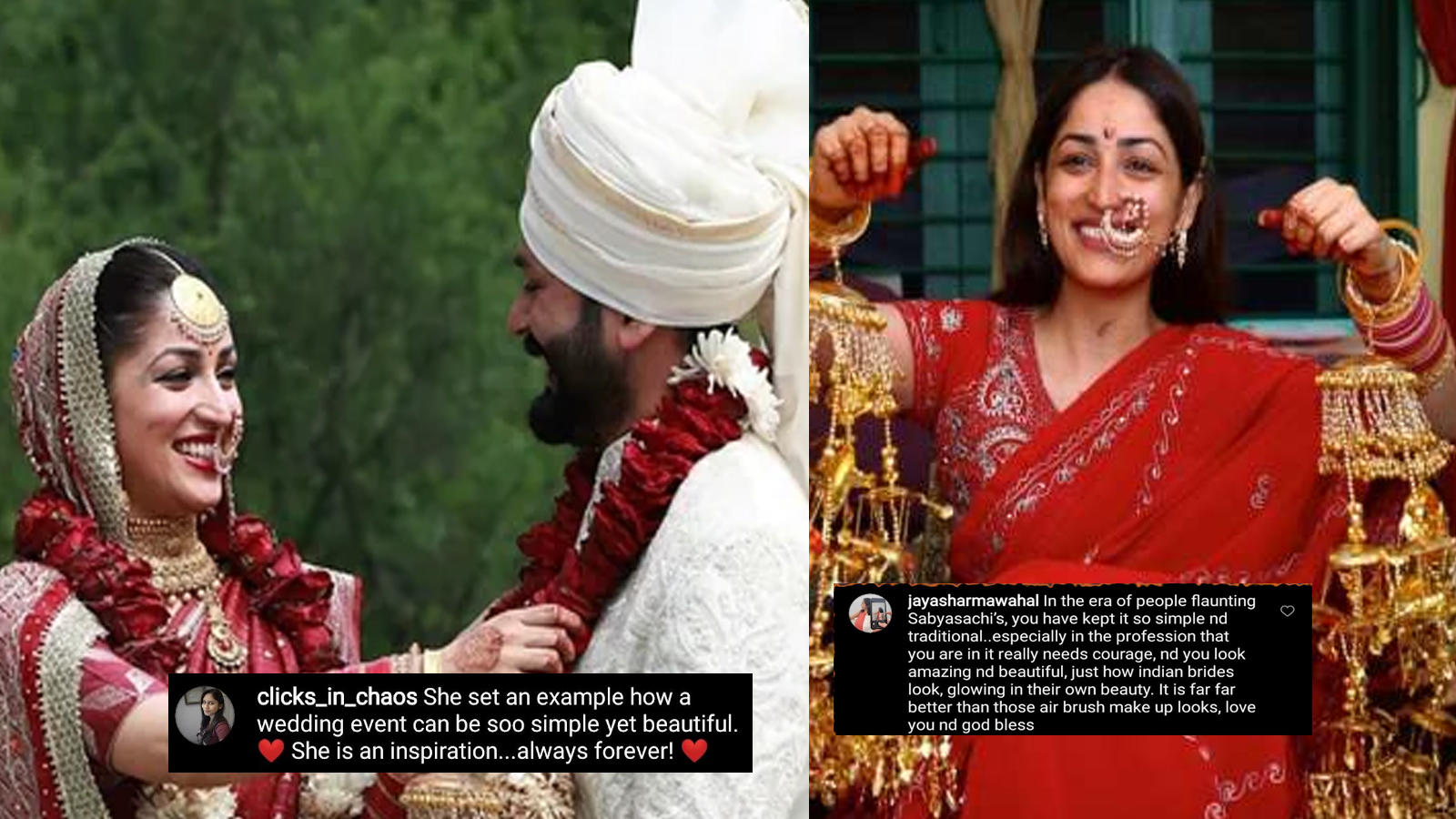 Yami Gautam shares fresh pics from her wedding fans praise her 1600x900