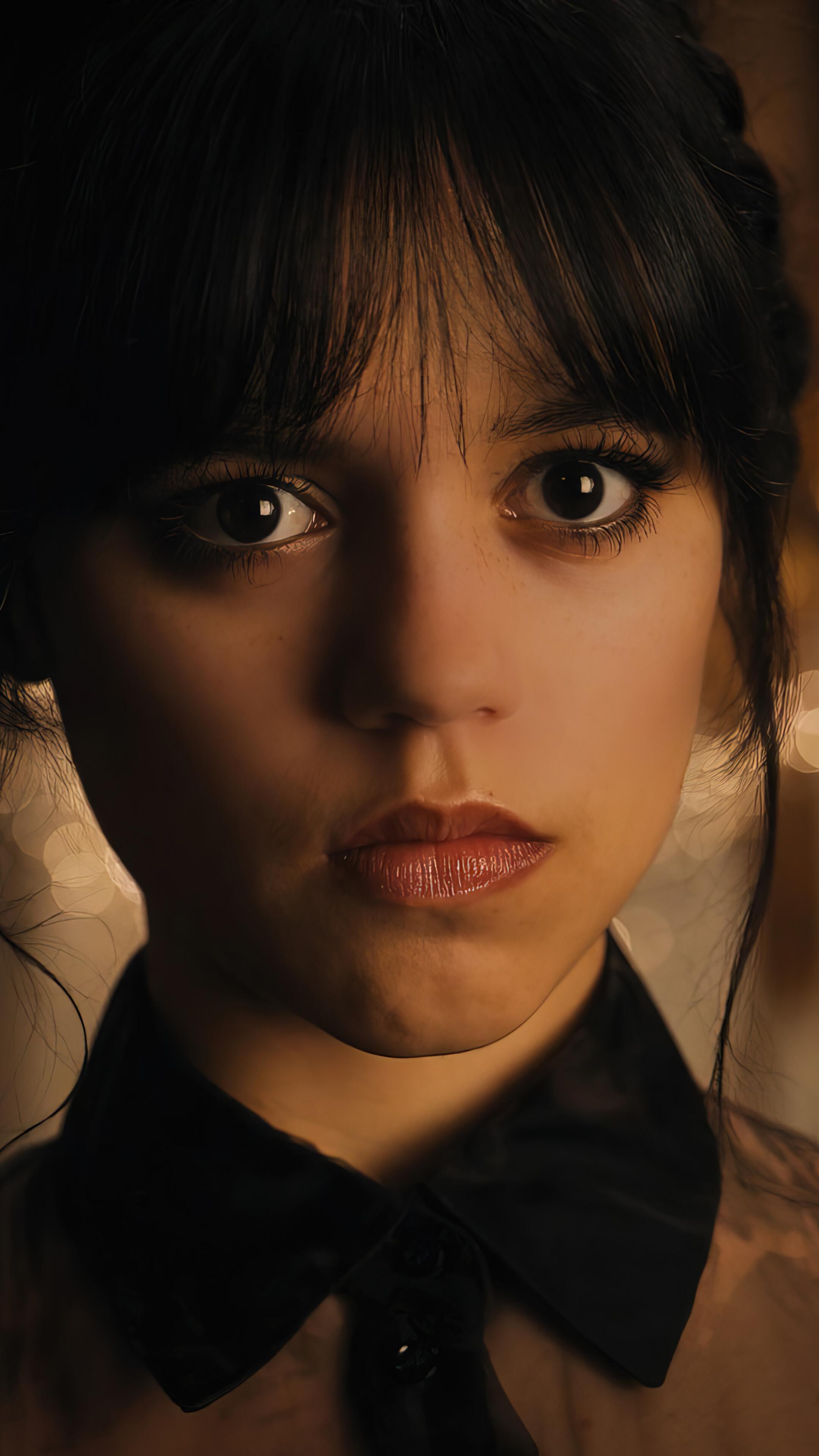  Download Wednesday Addams Jenna Ortega Flix 4k Wallpaper IPhone HD