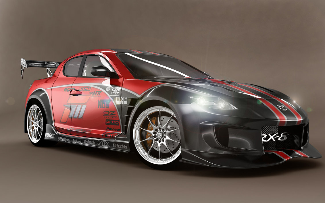 Mazda Rx8 Race Car HD Wallpaper