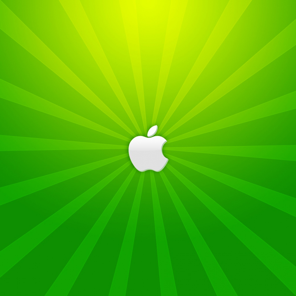 Wallpaper Green Apple iPad Mini