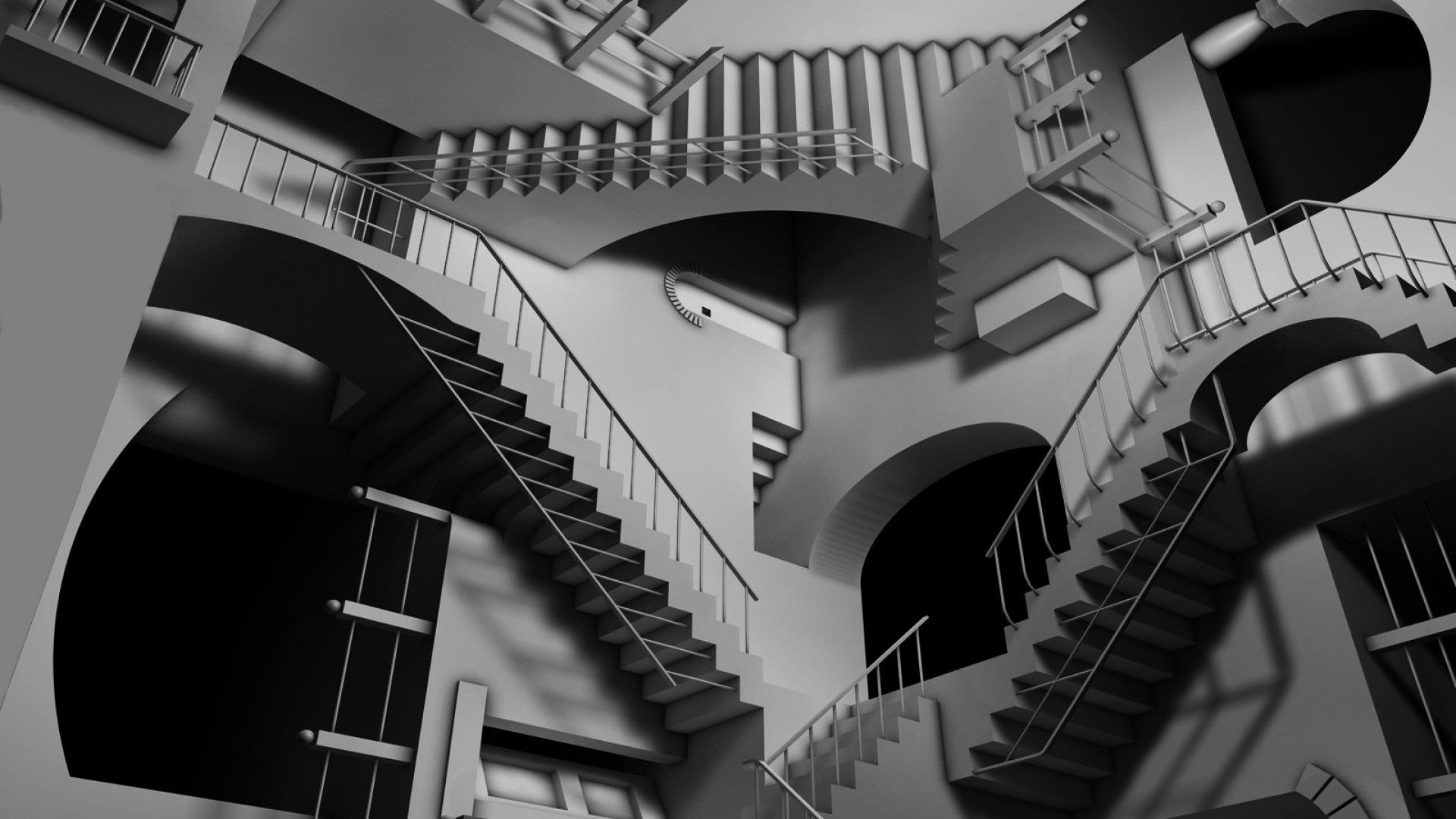 Infinite Staircase Wallpaper