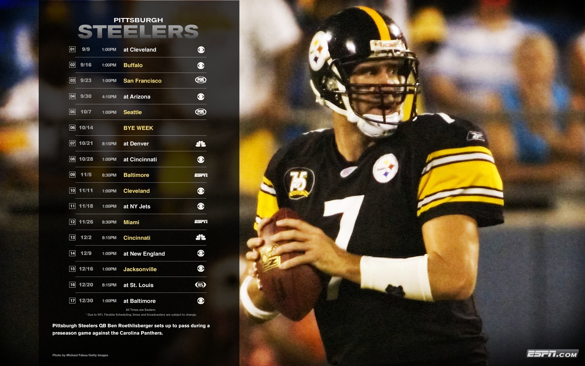 Steelers Pittsburgh Roethlisberger Sizes Wallpaper HD