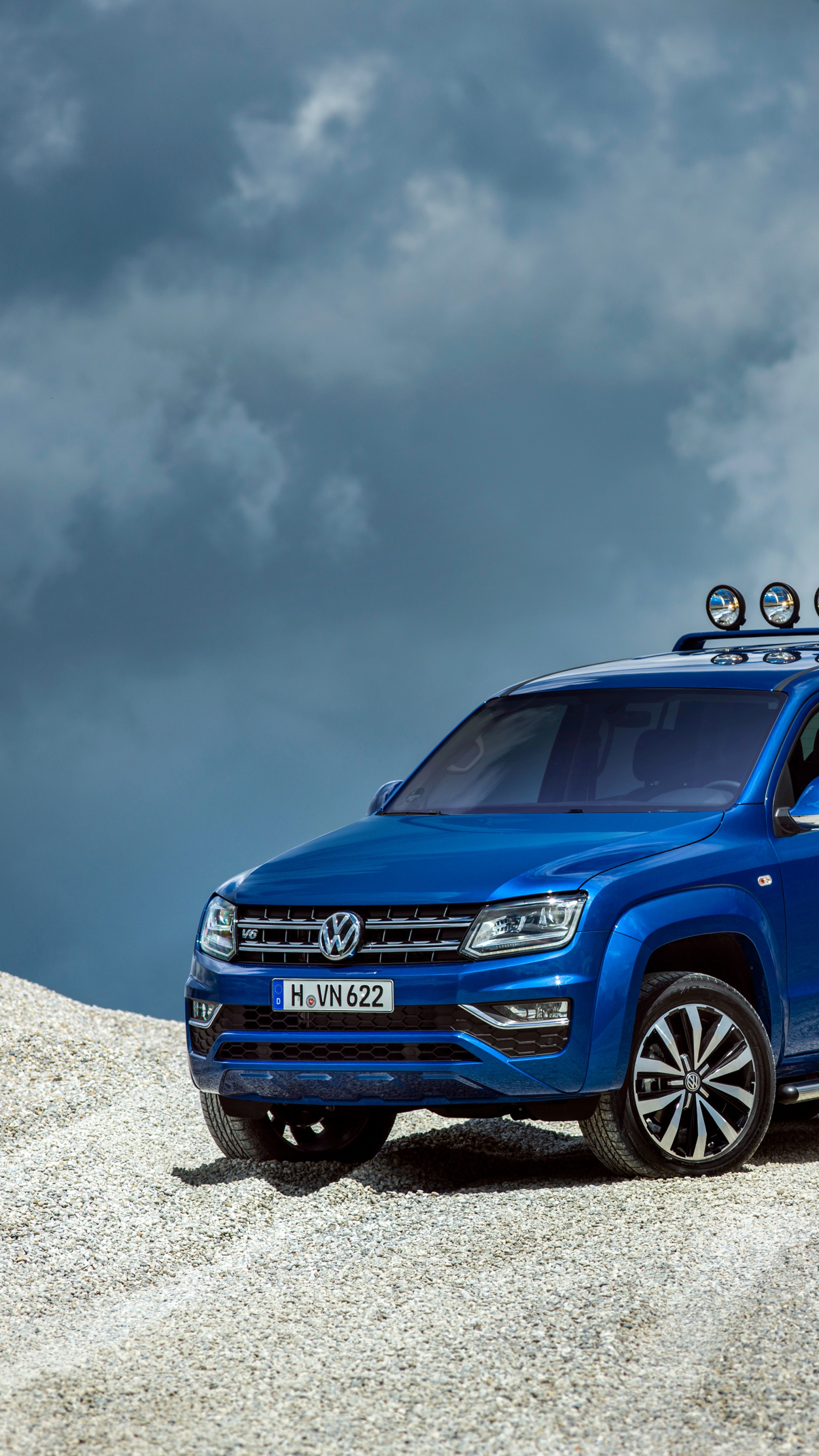 Wallpaper Volkswagen Amarok Double Cab Aventura Pick Up Blue