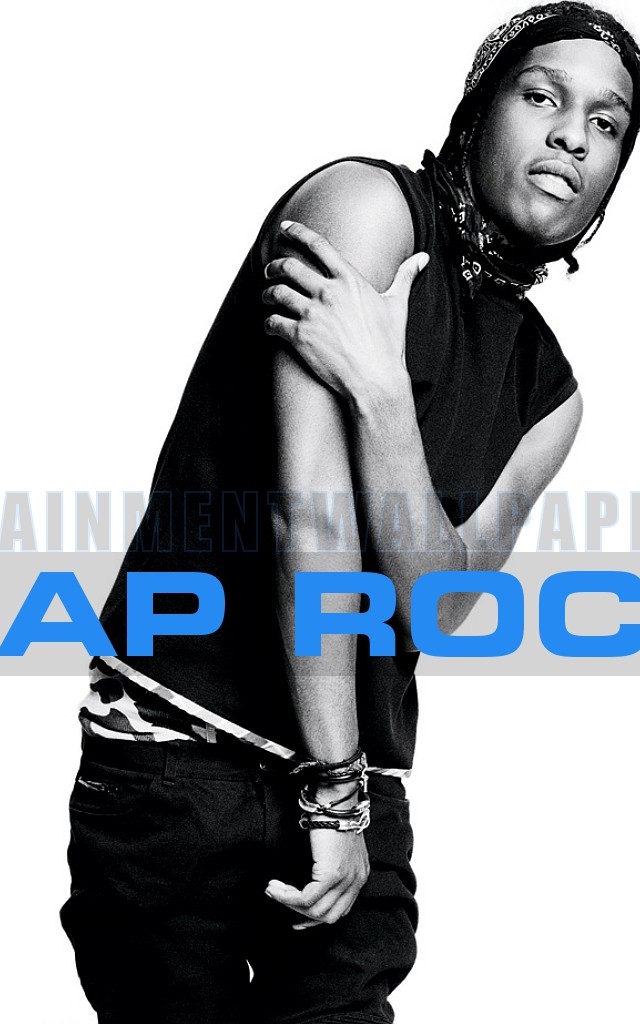 ASAP Rocky Name Rap Wallpapers 640x1024