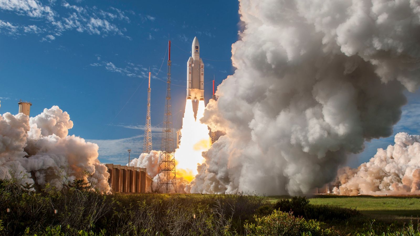 Galileo Navigation Satellites Sent Aloft By Ariane