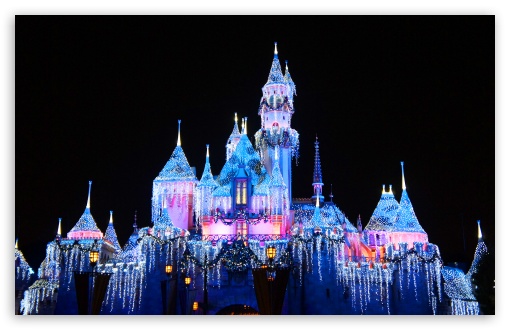 Disney Castle And Arch Of Stars On Blue Sky Disney HD wallpaper  Peakpx