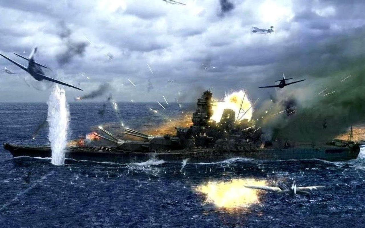  Yamato Admiral Ito still alive chose to go down with the ship