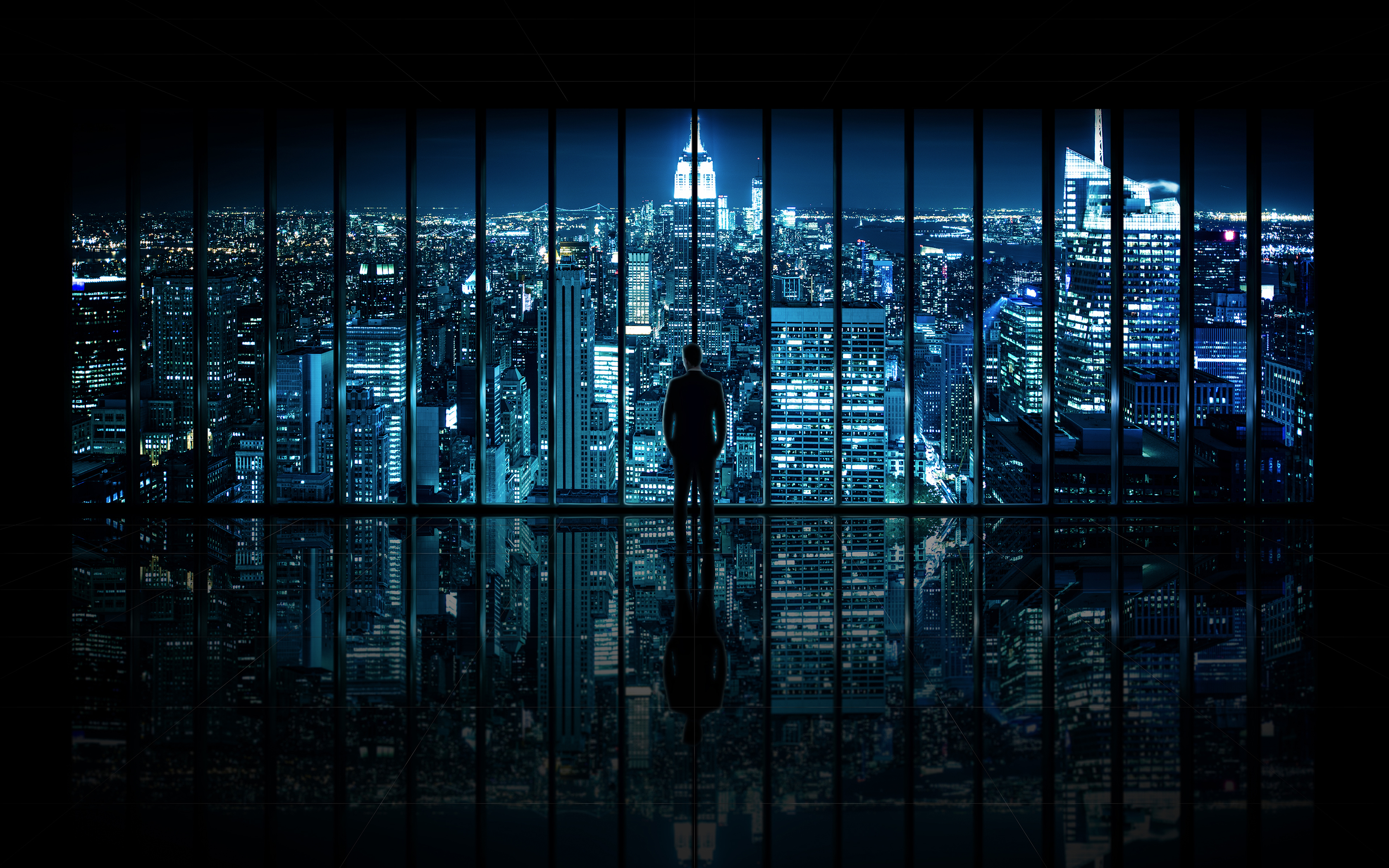 Window To Gotham City Wallpaper
