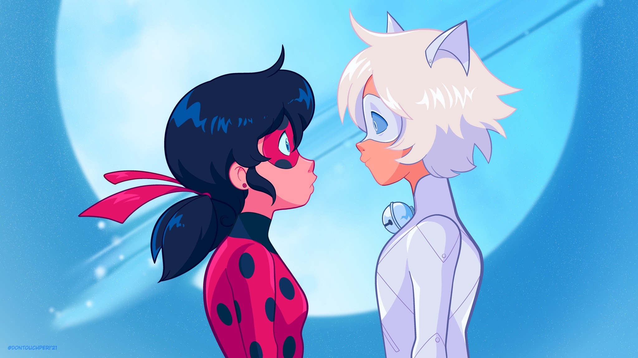 Cat Blanc Ladybug Marinette Dupain Wallpaper