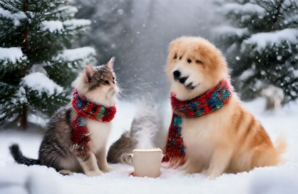 Winter Pet Wallpaper