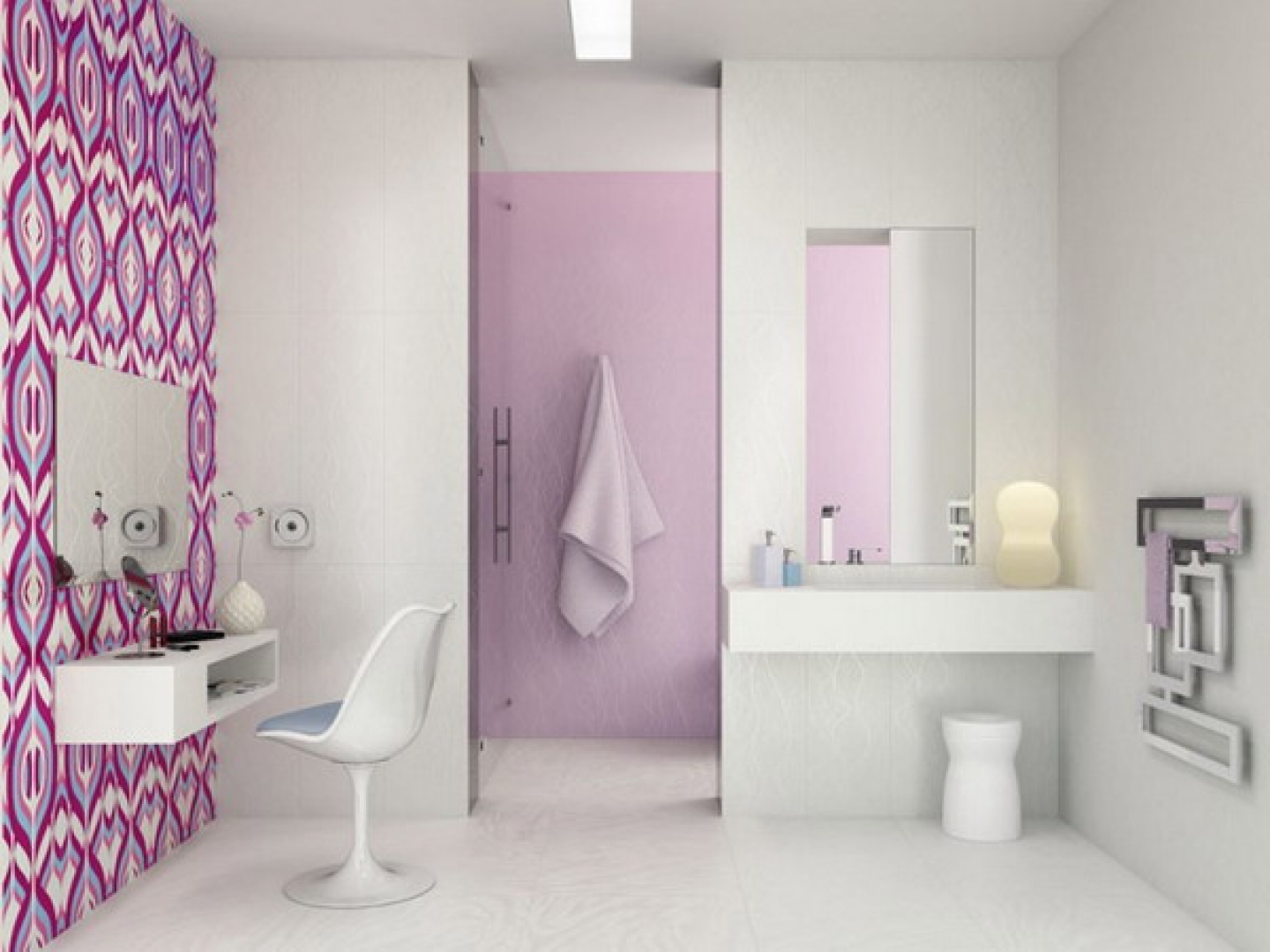 Wallpaper Bathroom Decorating Ideas