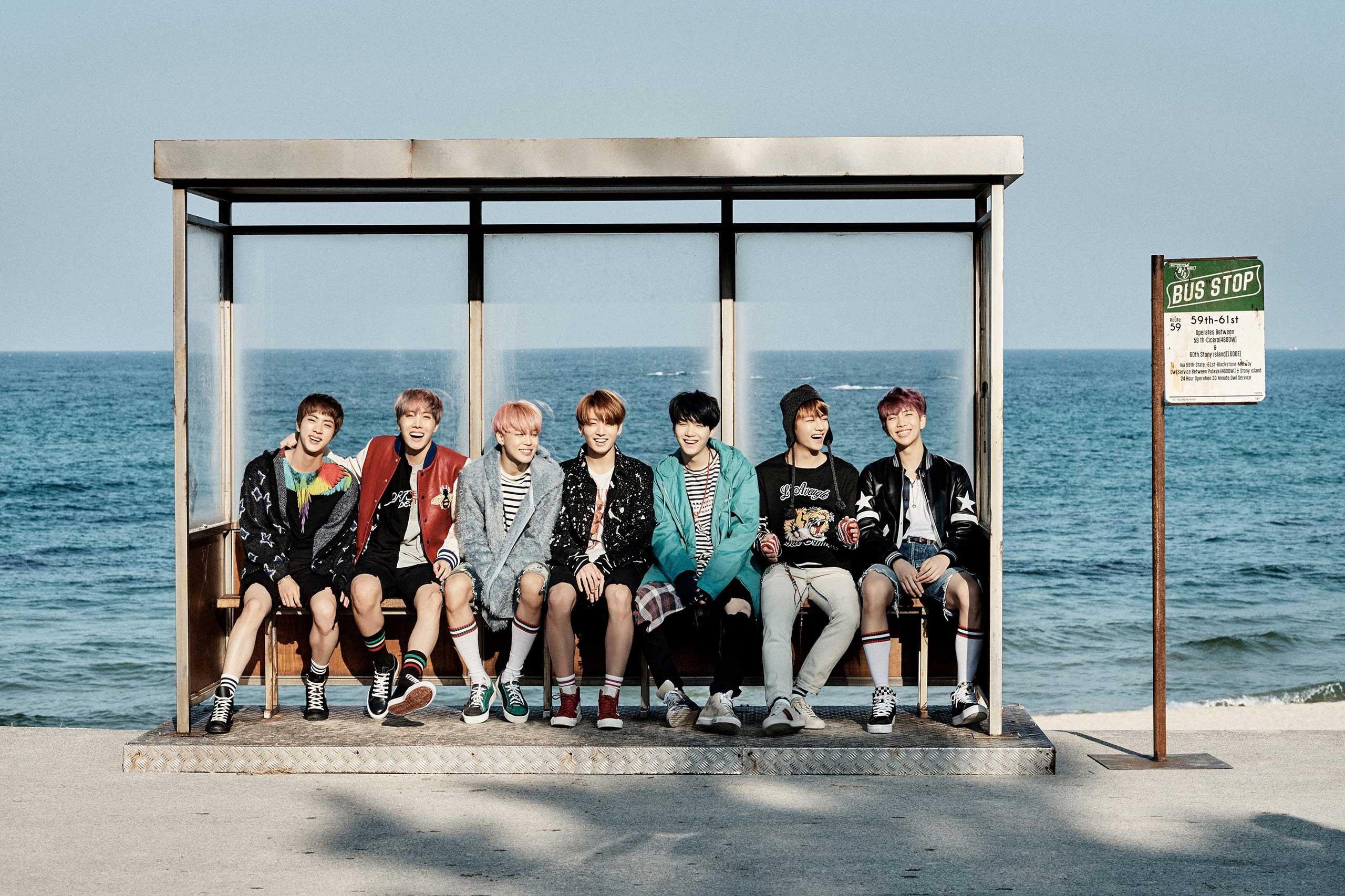 BTS Hangs Out By The Sea In New Concept Photos For You Never Walk