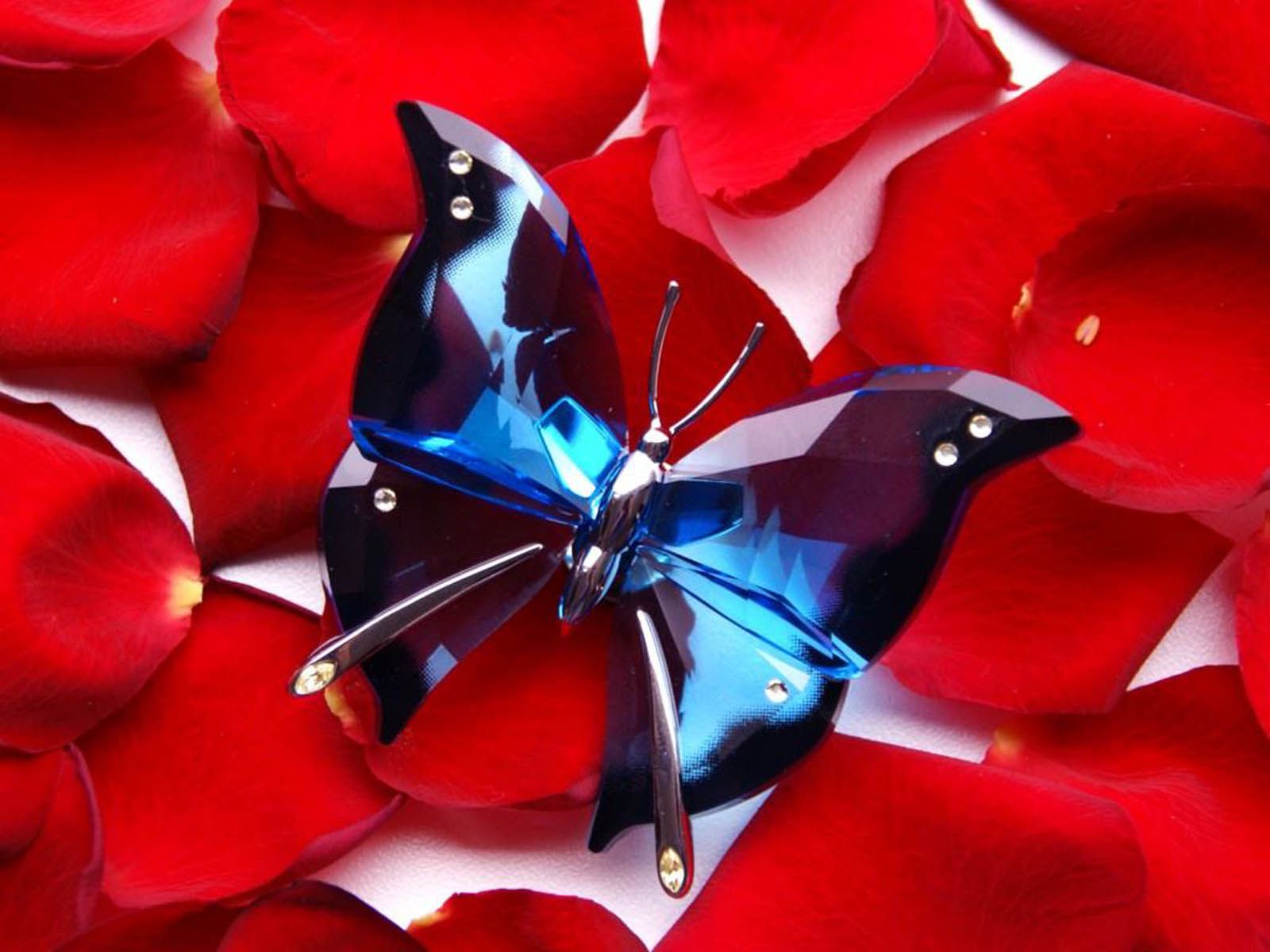 Butterfly Background The Glass Wallpaper