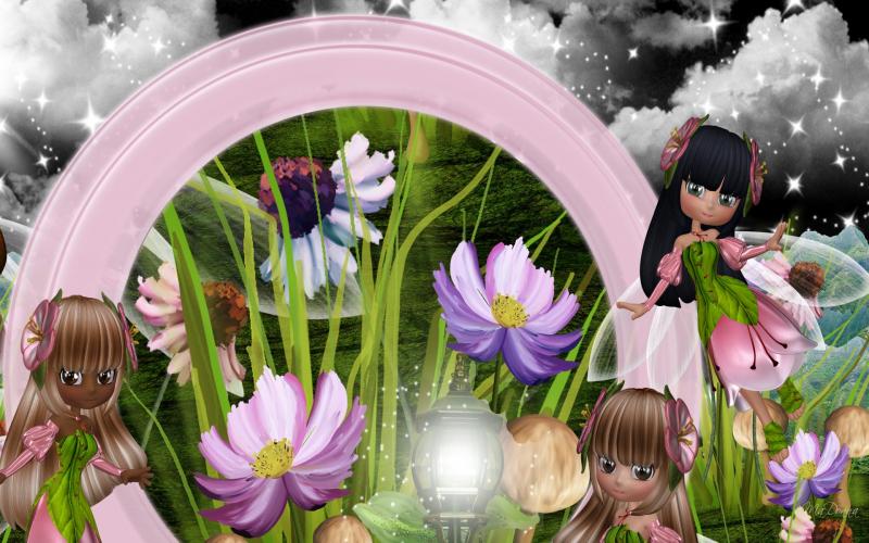 Fairy Garden Wallpaper