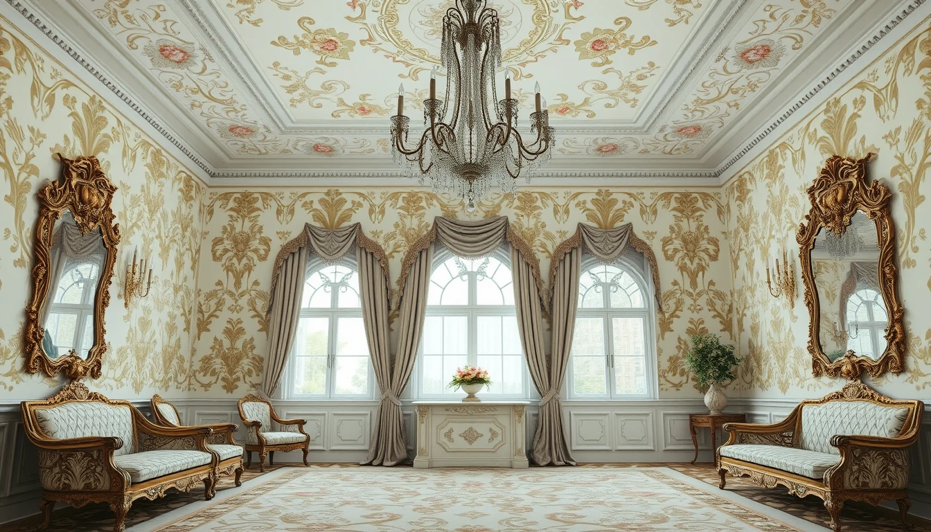 French Palace Wallpaper