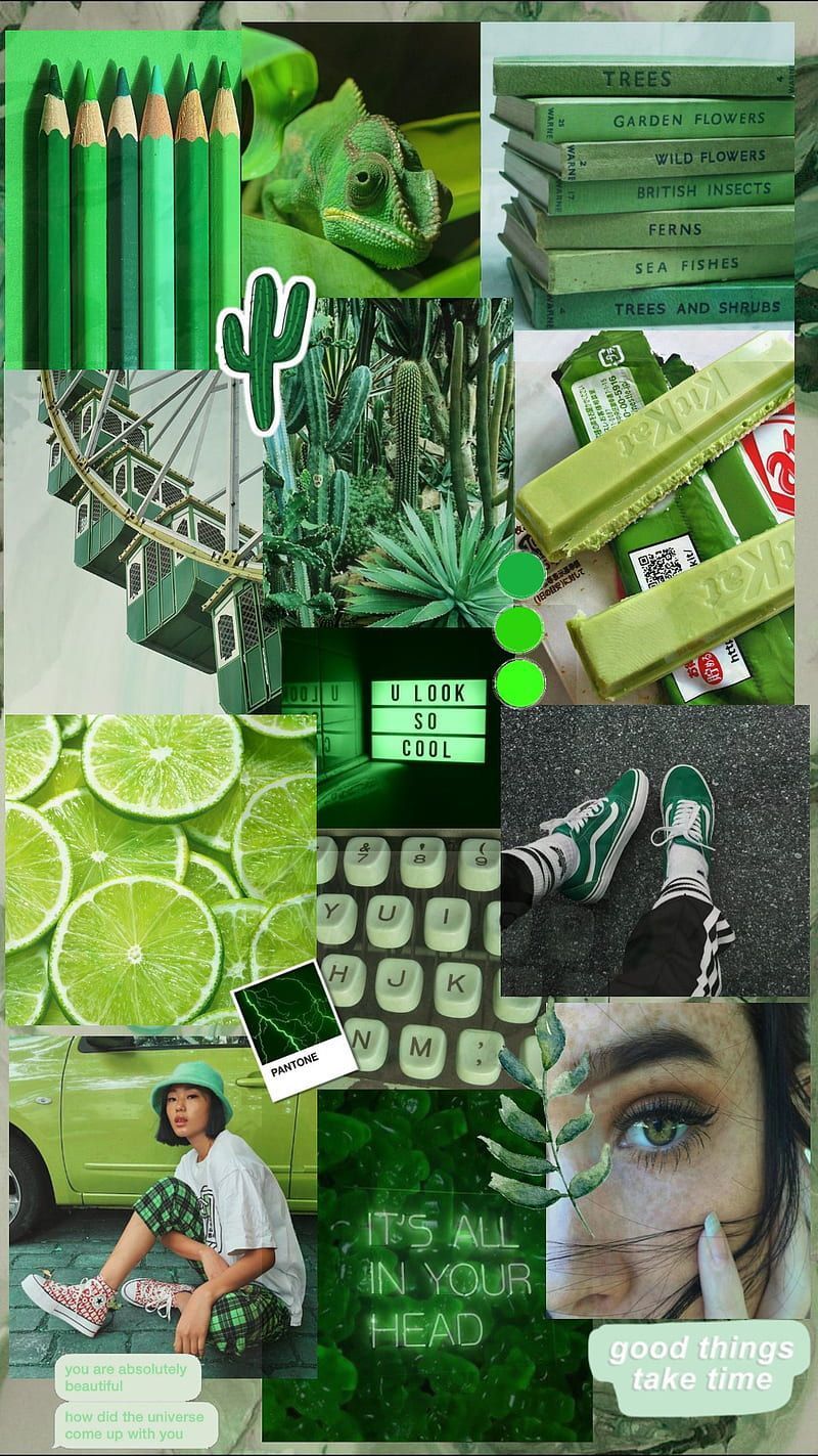 Neon Green Aesthetic Wallpaper