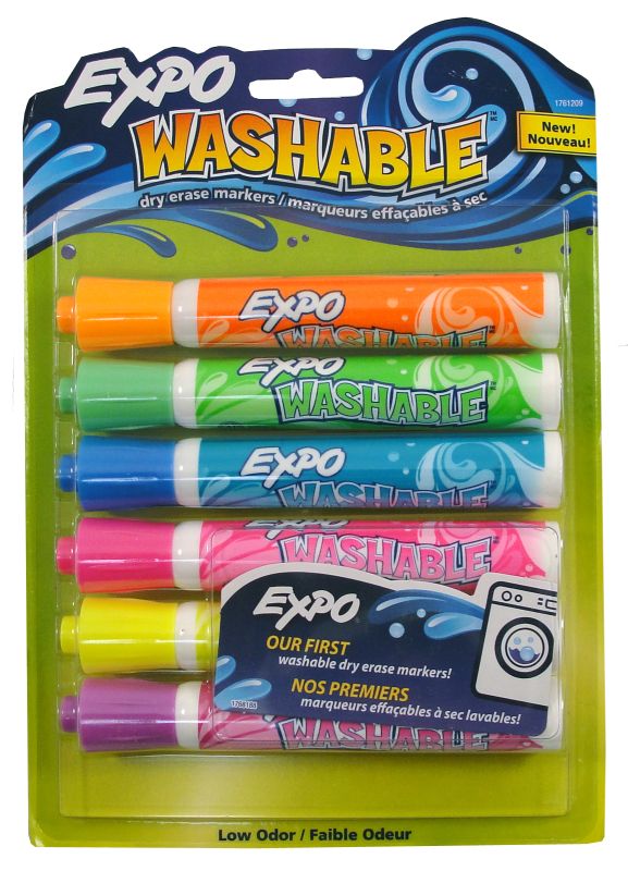 Yellow Dry Erase Marker Expo Washable Bullet