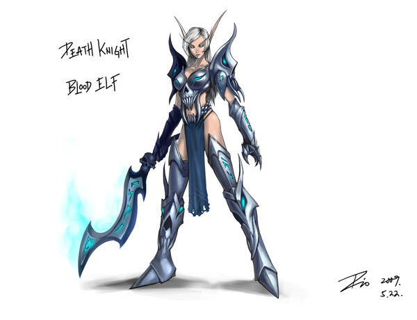 Bloodelf Deathknight By Dio Dong