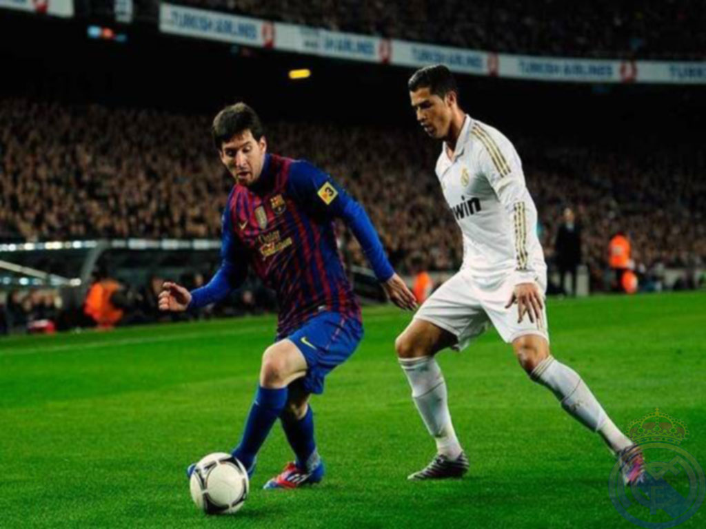 Lionel Messi Wallpaper On Vs Cristiano Ronaldo