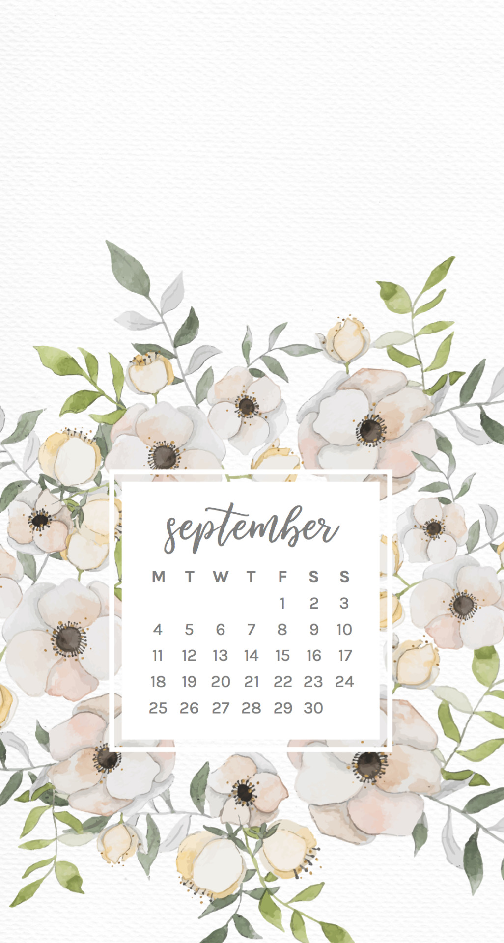 Emma S Studyblr September Floral Phone Wallpaper Here Are Some
