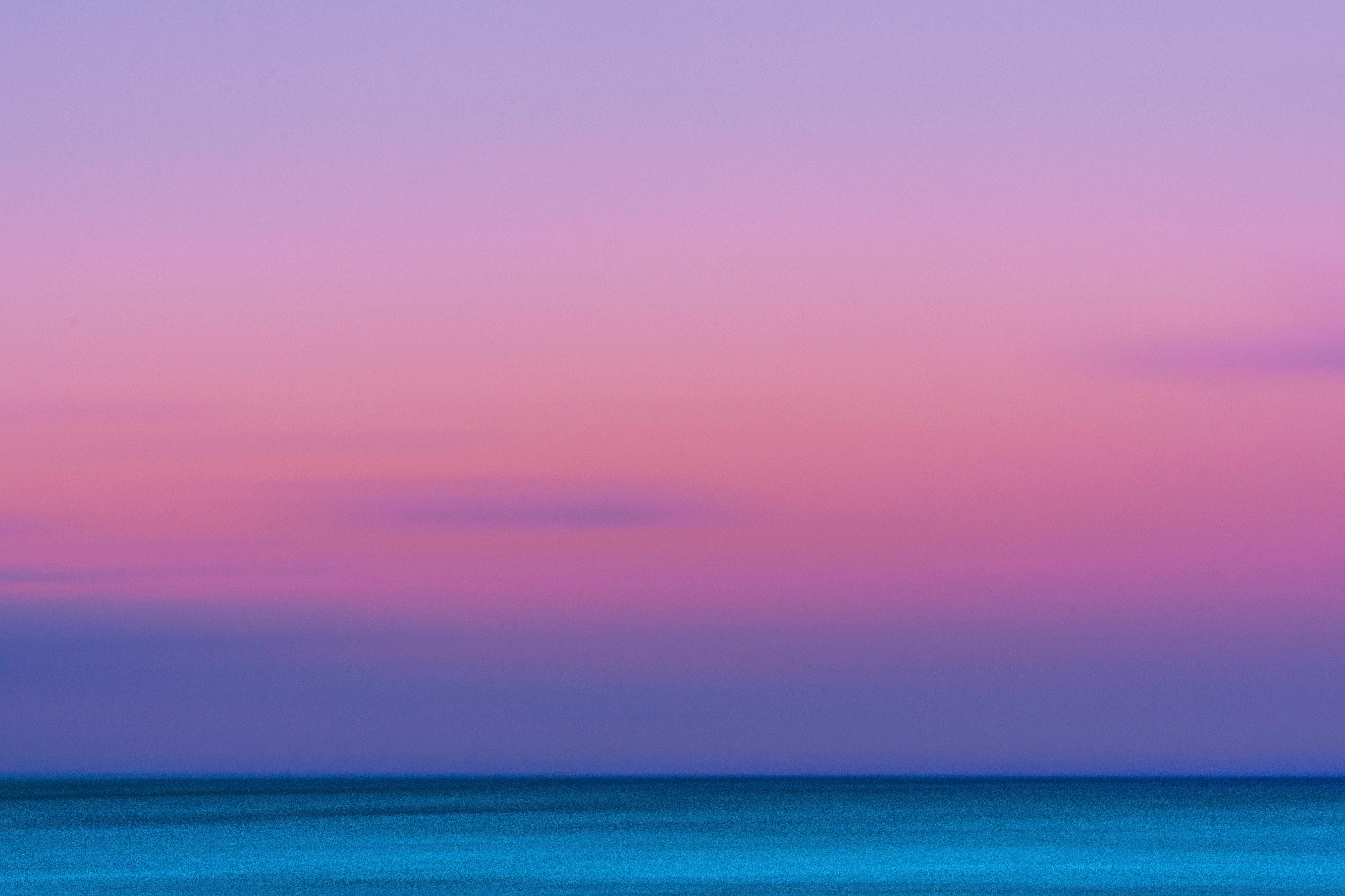 Horizon Panoramic Pastals Nature Sunset
