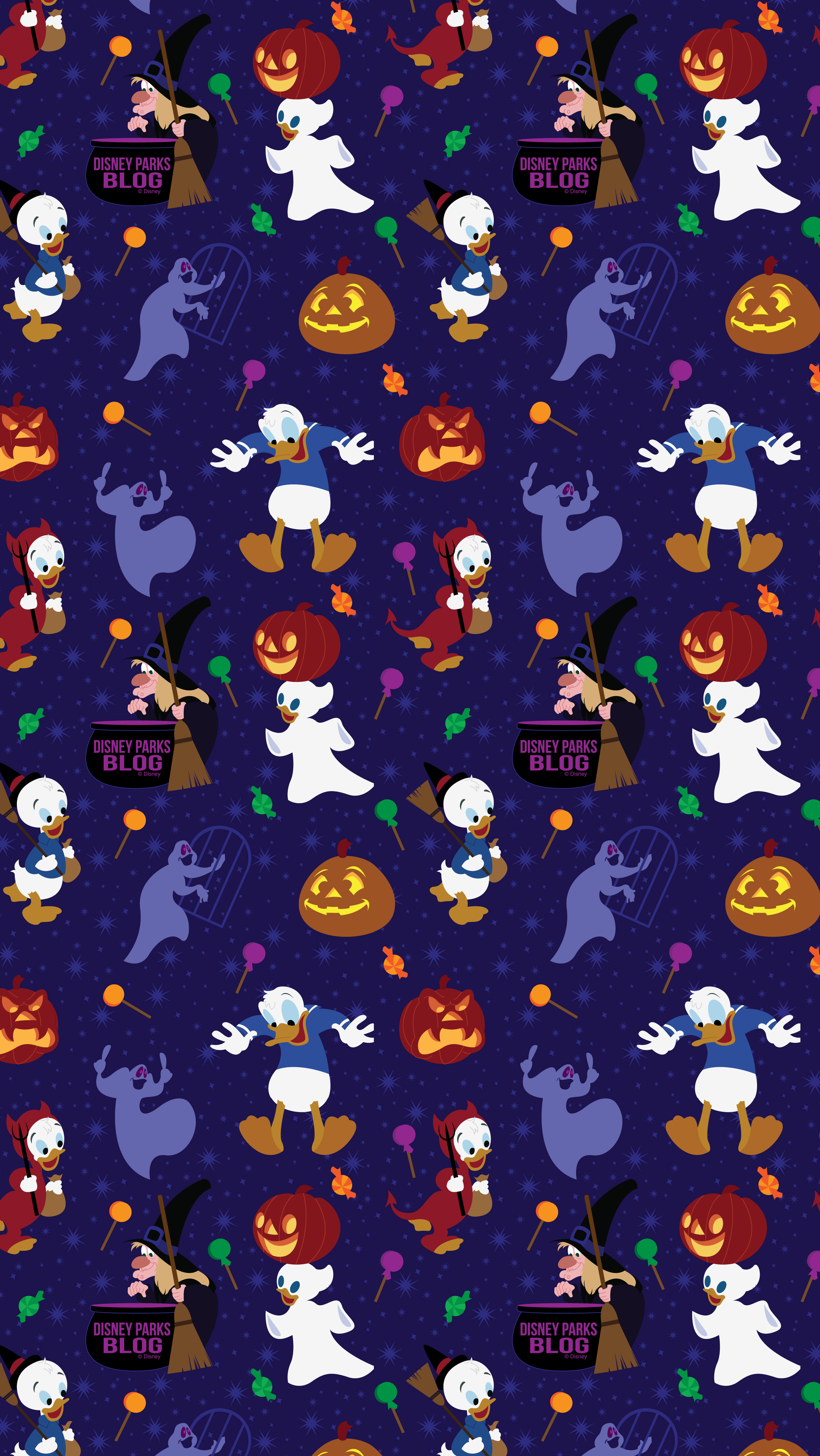 Donald Duck Halloween Wallpaper iPhone Android Disney