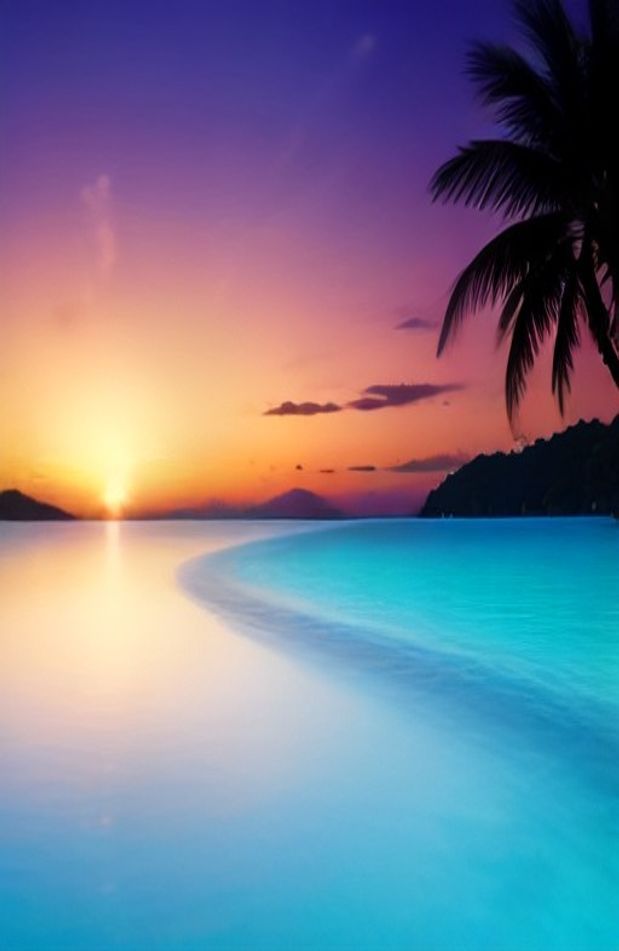 Tropical Island Wallpaper