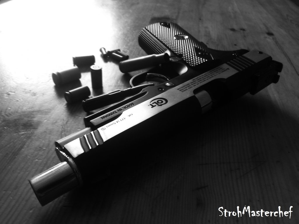 Colt M1911 Special Bat Wallpaper By Strohmasterchef