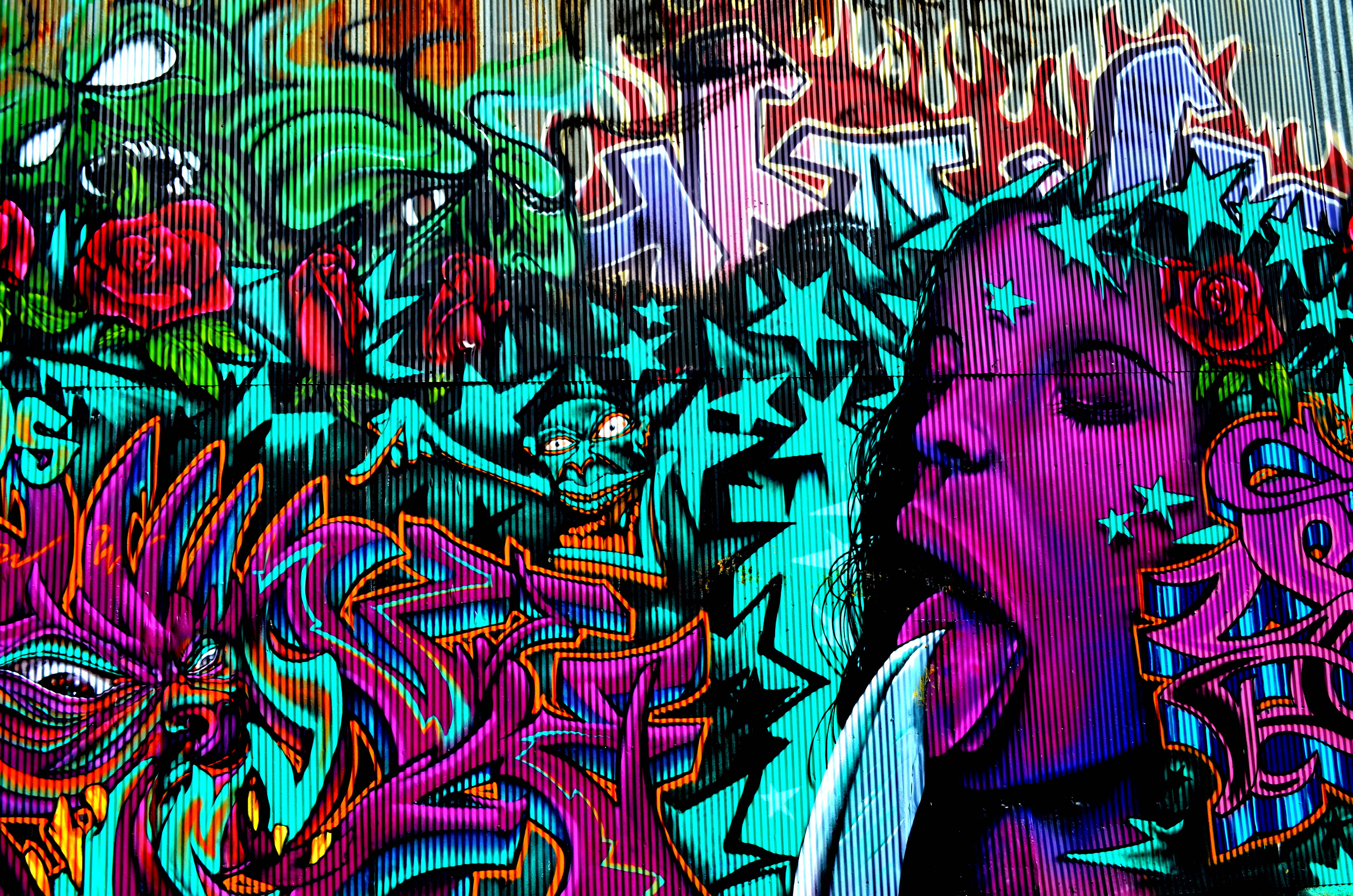 Cool Graffiti Background HD Wallpaper