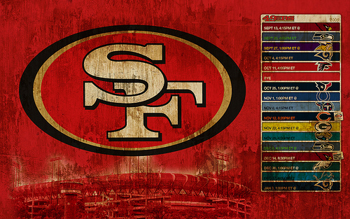 2009 49ers Schedule Wallpaper   a photo on Flickriver