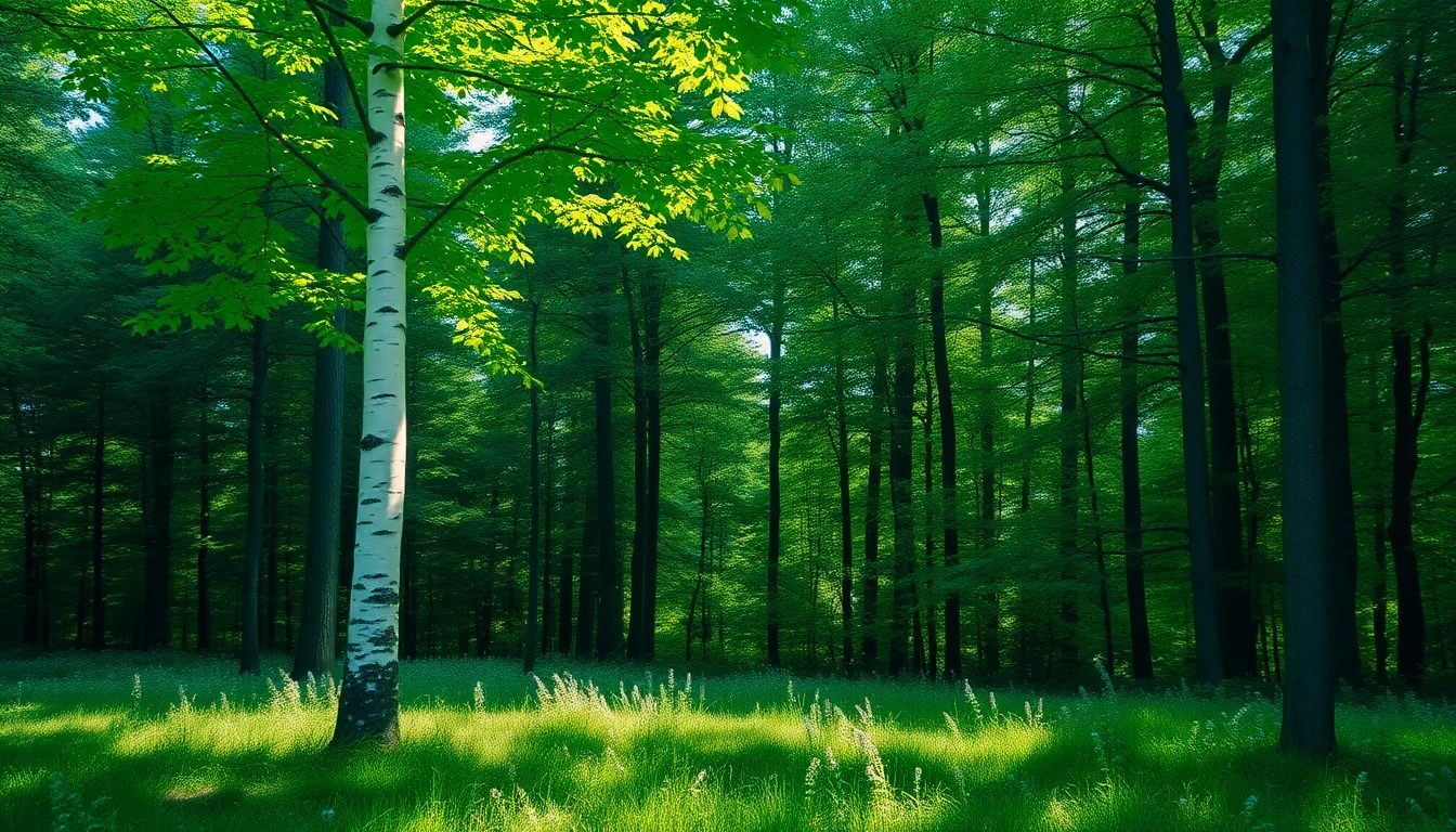White Birch Tree Wallpaper