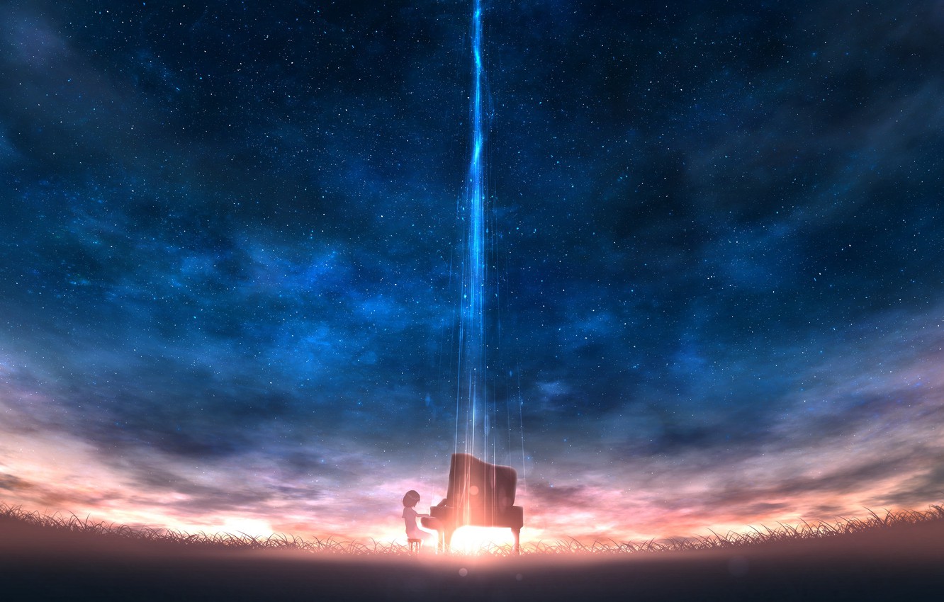 Wallpaper Widescreen Light Fantasy Twilight Sunset Art Stars