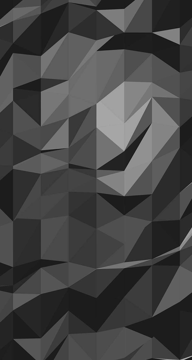 Low Polygon Gray The iPhone Wallpaper