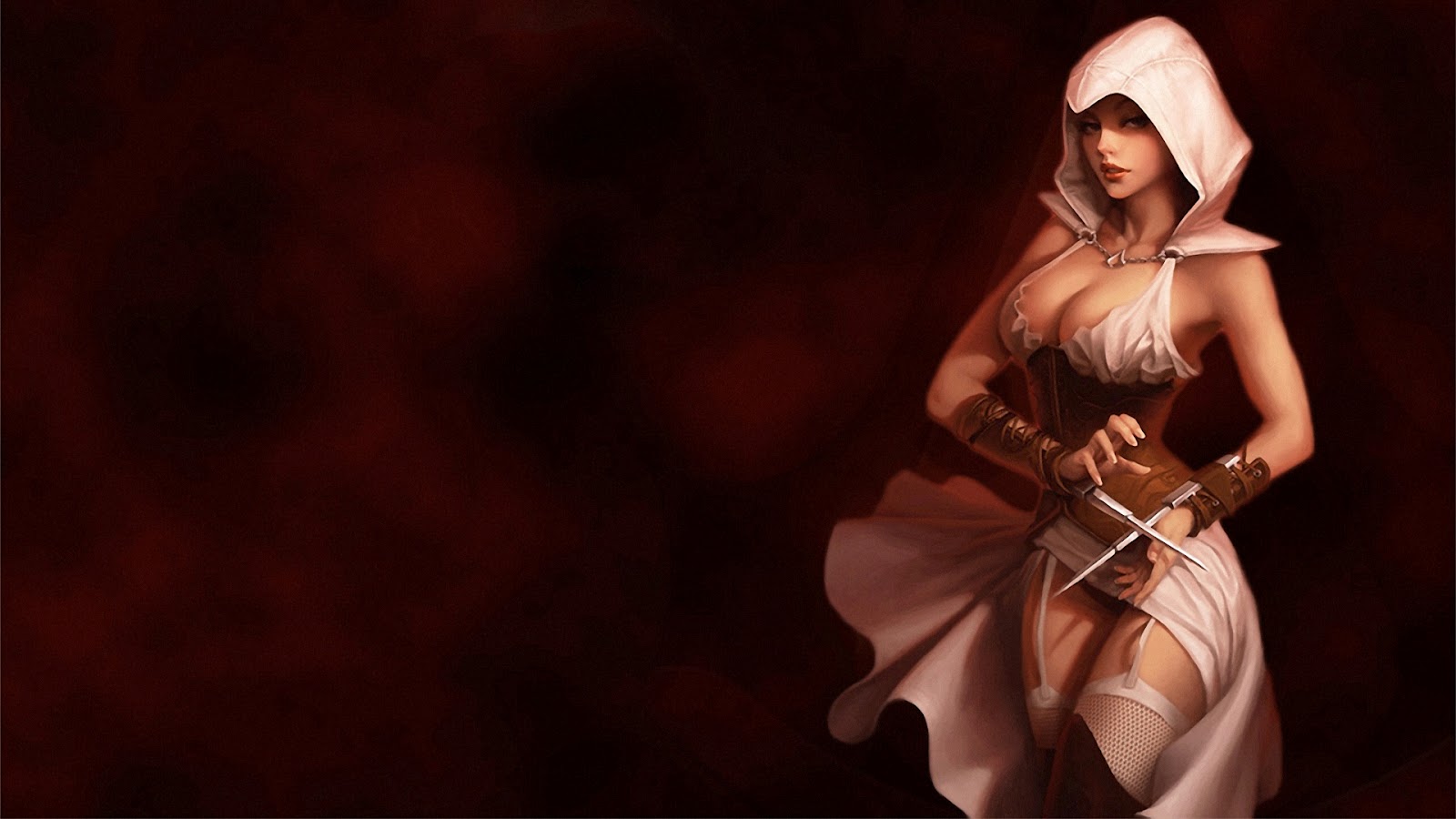 Sexy Assassin Girl Female S Creed Wallpaper Background