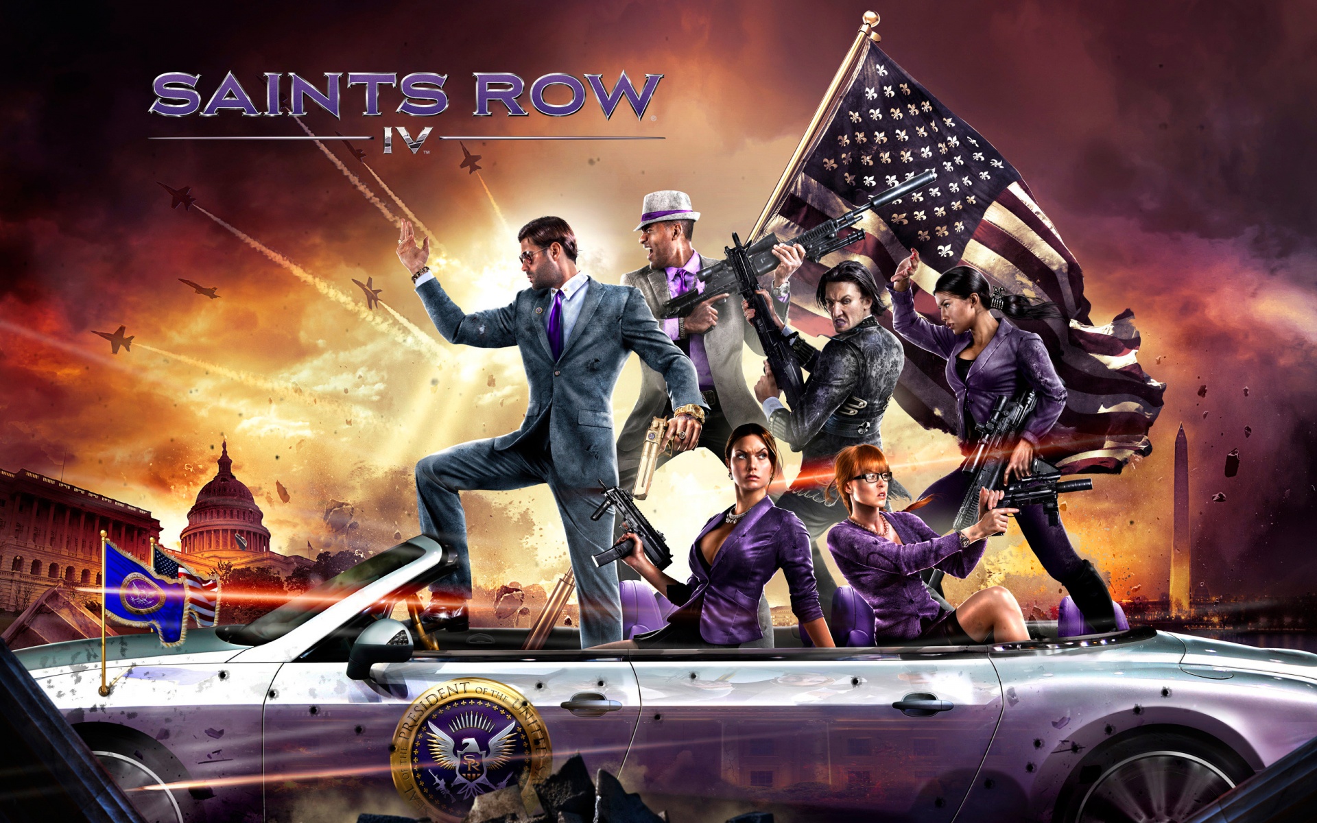 Saints Row Cars HD Desktop Wallpaper