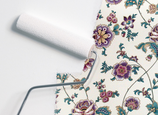 Painting Over Wallpaper By Benjamin Moore My Desired Home